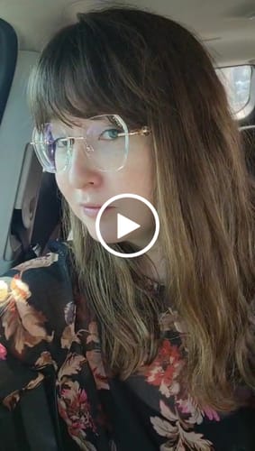 Customer video review of Glitter Eyeglasses