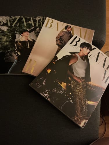 Customer photo review of BTS RM Harper’s BAZAAR MAGAZINE ALL SET