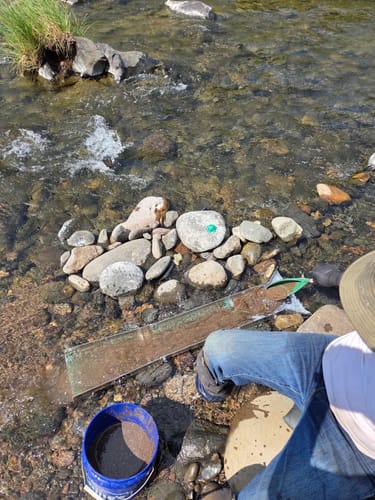 Customer photo review of 6X39 Gold Folding Sluice Box | Mini-Dredge Edition | Gold Prospecting Equipment