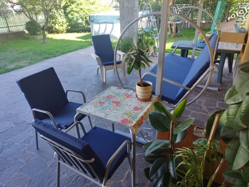 Customer photo review of Cuscino con Schienale 40x90x5 per sedie da esterno Cook sfoderabile antigraffio con Laccetti