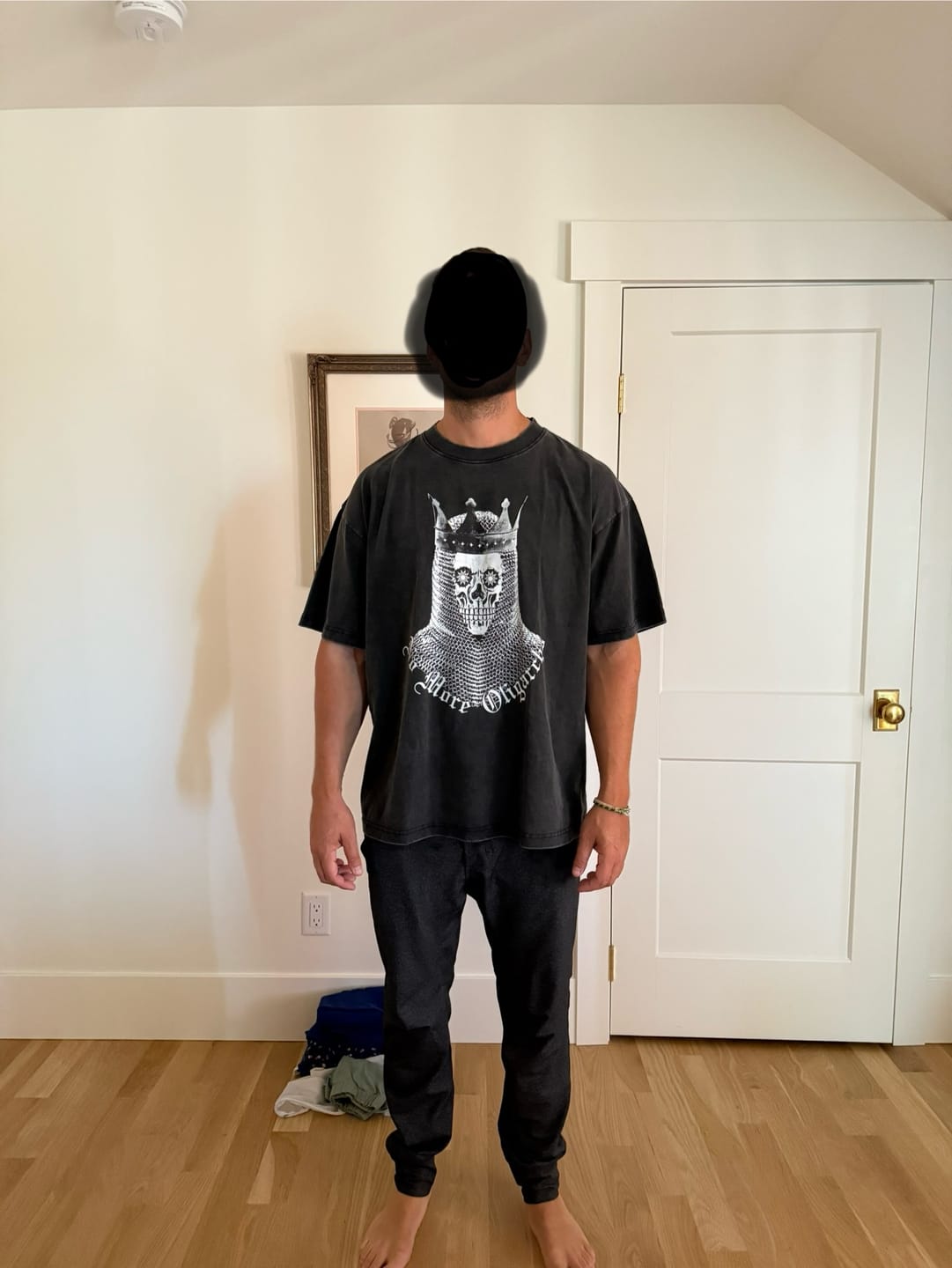 Customer photo review of No More Oligarchs Oversized Tee