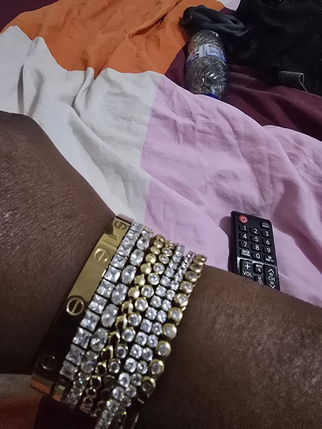 Customer photo review of Oval Tennis Bracelet