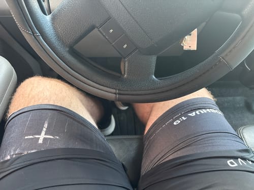 Customer photo review of Joshua 1:9 Lion Performance Shorts