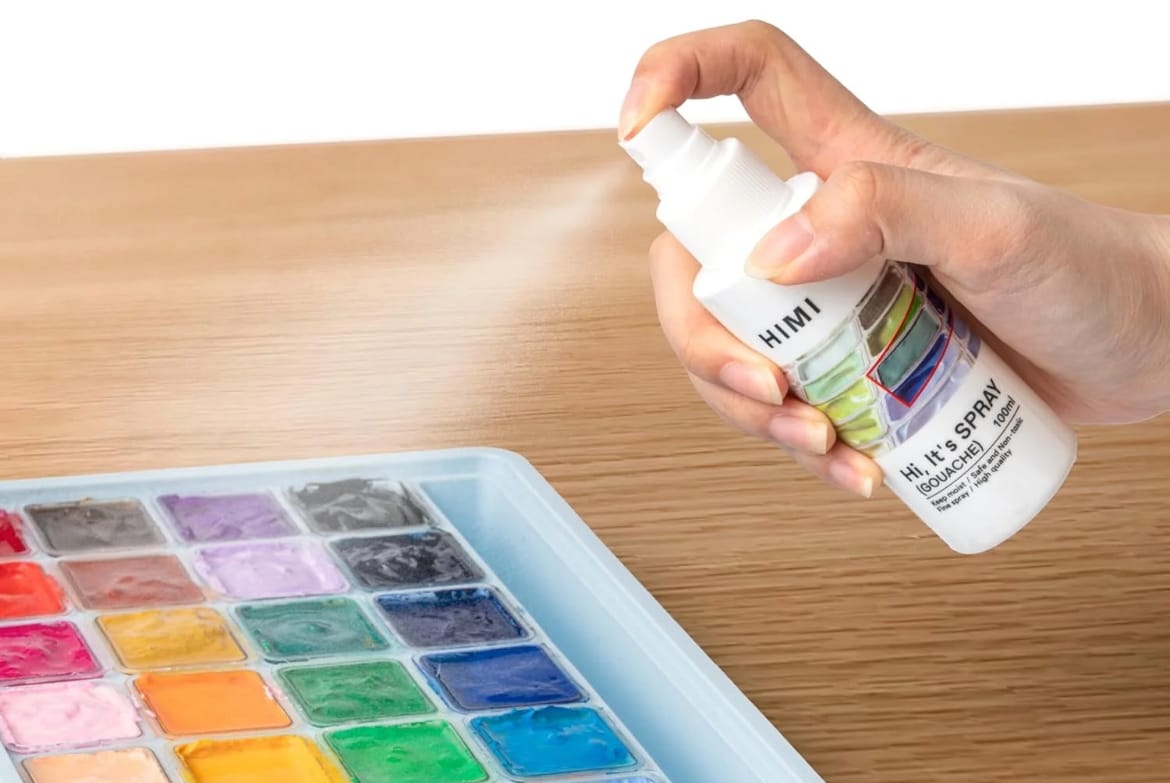 Customer photo review of Himi - Spray Protector Antihongos e Hidratador Para Gouache y Acrílicos