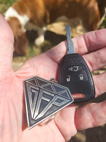 Customer photo review of DIAMOND KEYCHAIN
