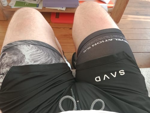 Customer photo review of Revelation 5:5 Lion Performance Shorts
