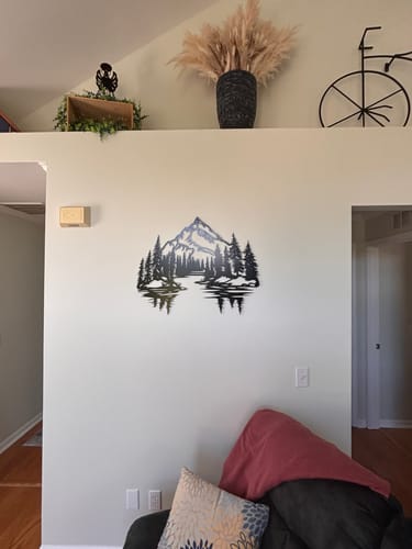 Customer photo review of Silent Pines Wall Art