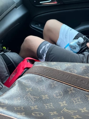 Customer photo review of Joshua 1:9 'Lion' Youth Performance Shorts