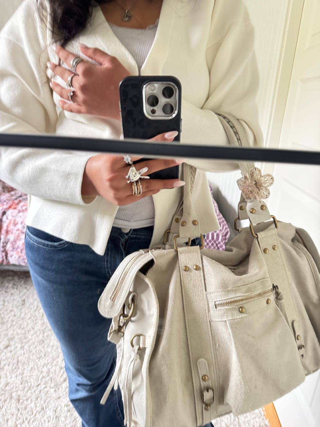 Customer photo review of It girl bag off white
