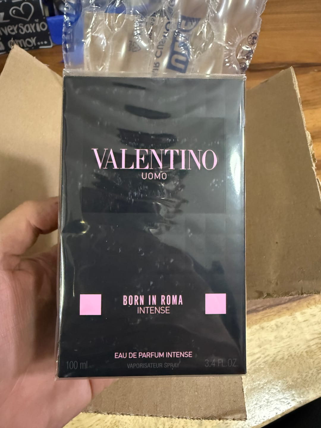 Customer photo review of Perfume Valentino Uomo Born in Roma Intense 100ml EDP