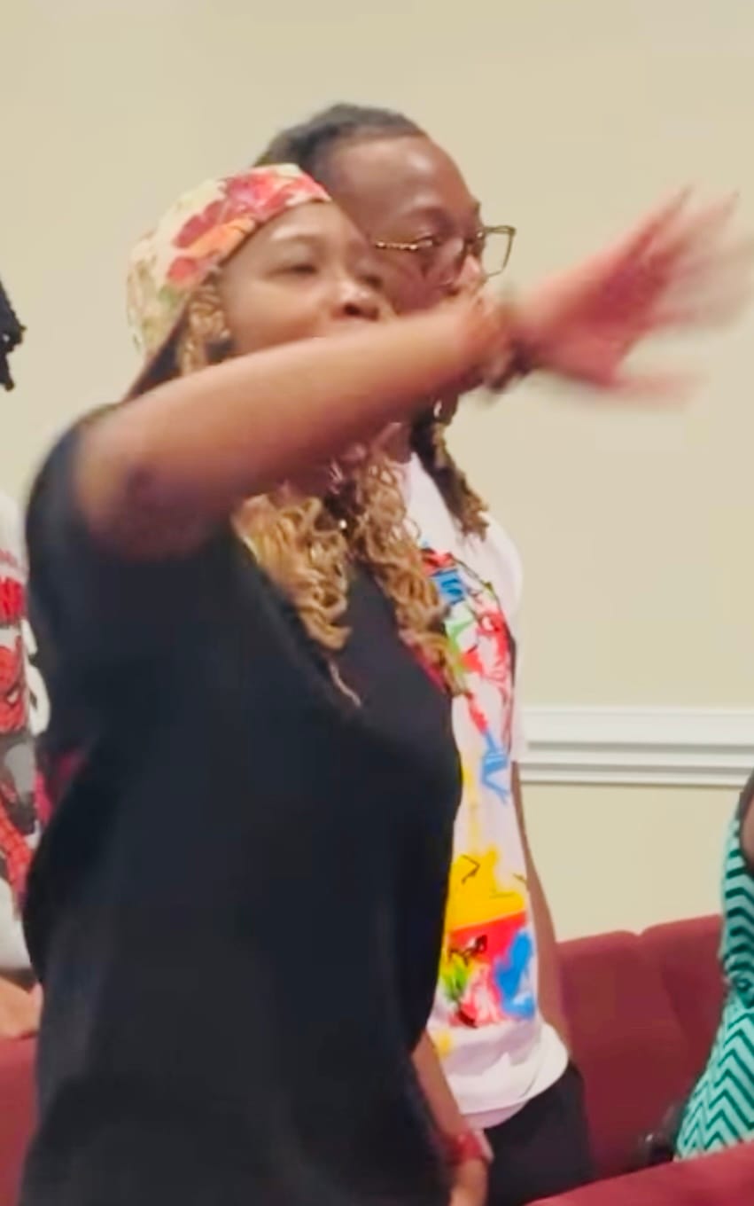 Customer photo review of Floral YHWH Hat