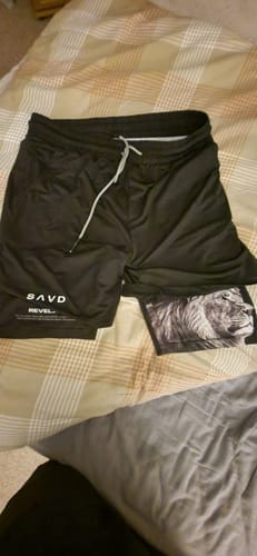 Customer photo review of Revelation 5:5 Lion Performance Shorts