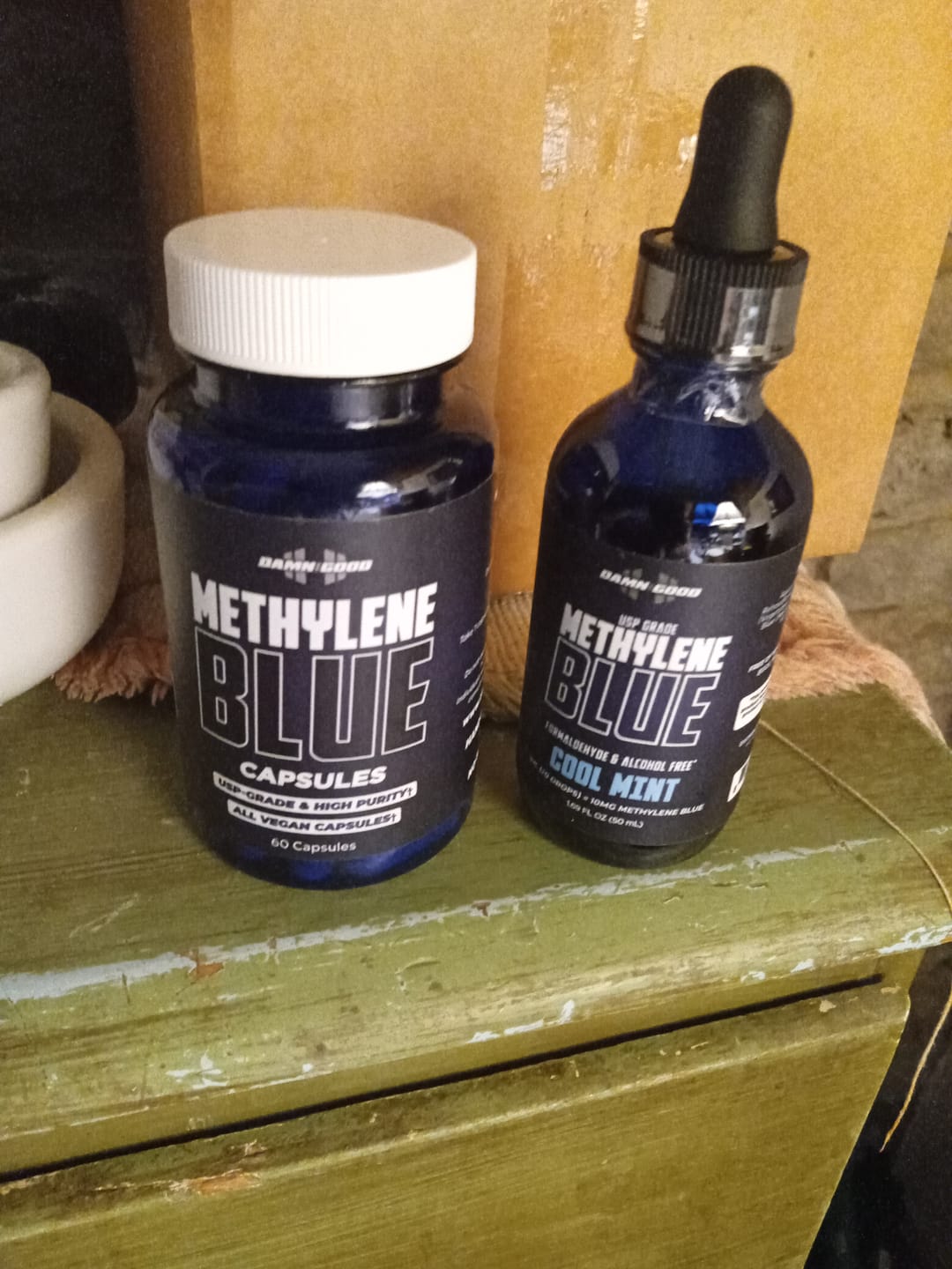 Customer photo review of Damn Good™ Methylene Blue Capsules