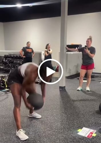Customer photo review of Joshua 1:9 'Lion' Women's Performance Shorts