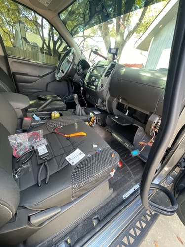 Customer photo review of Universal Bracket for Mirror Dash Camera