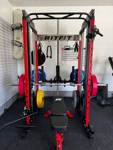 Customer photo review of RitFit M1 PRO Smith Machine Home Gym Package Comprehensive All-In-One Workout System