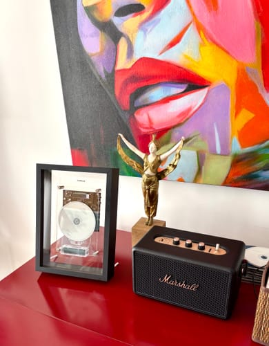 Customer photo review of M1 Music Frame CD Player With Bluetooth