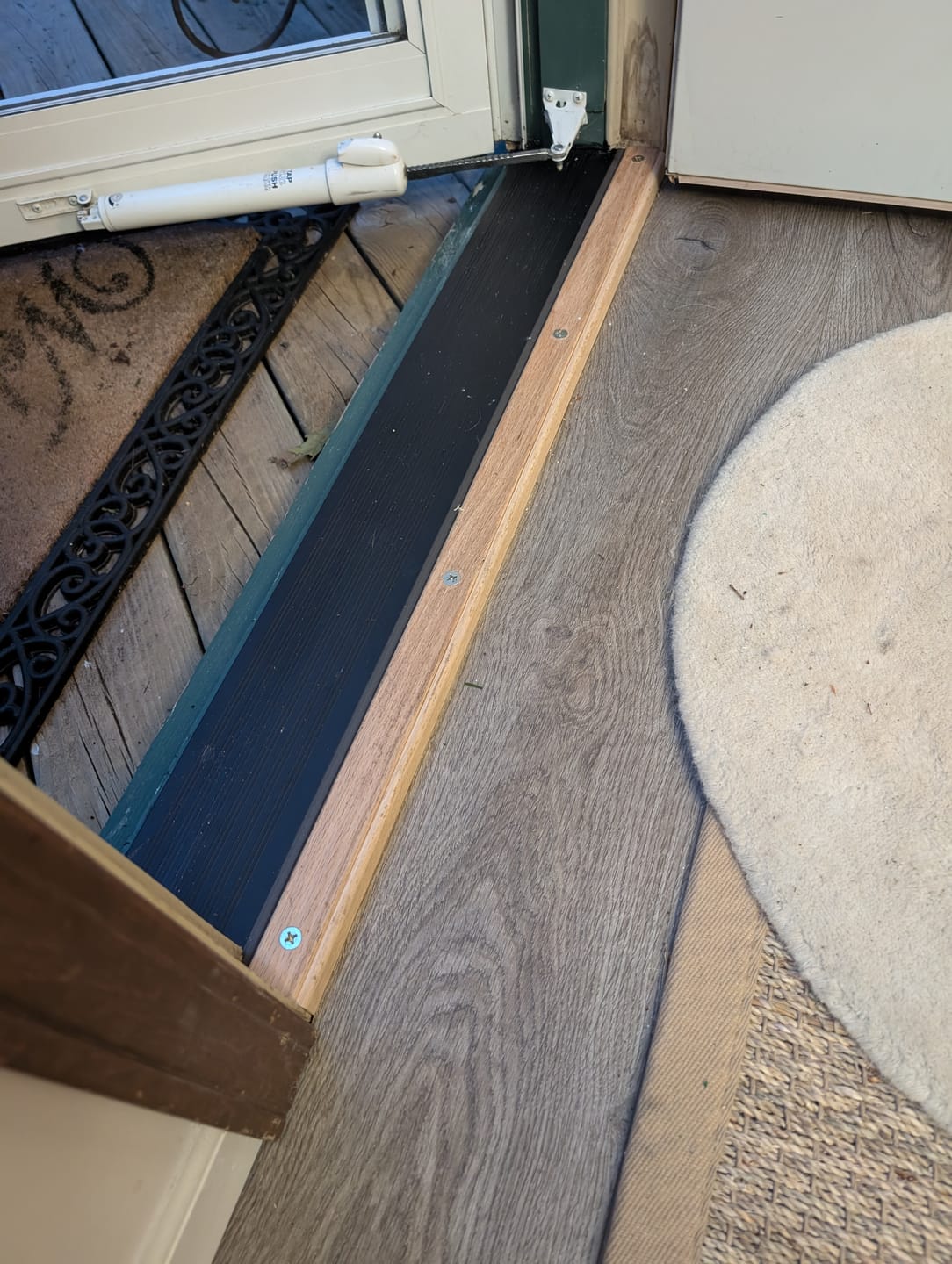 Customer photo review of 32" x 6" Inswing Threshold