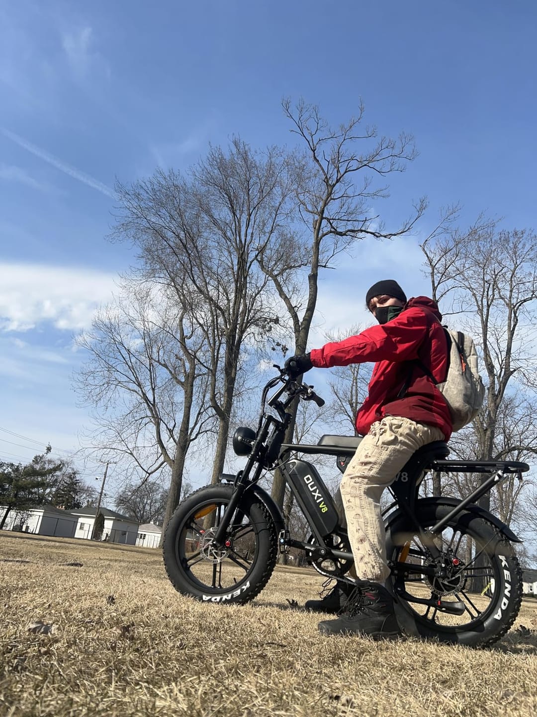 Customer photo review of OUXI V8 Max 750W Dual Battery Electric Bike