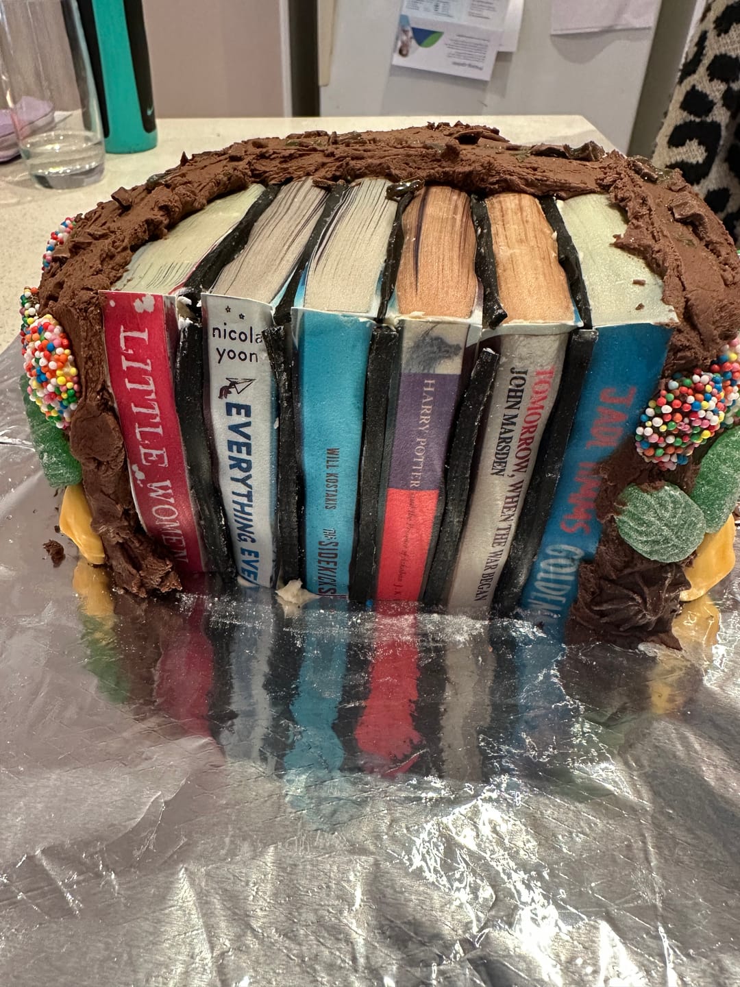 Customer photo review of A5 Rectangle Custom Edible Icing Image
