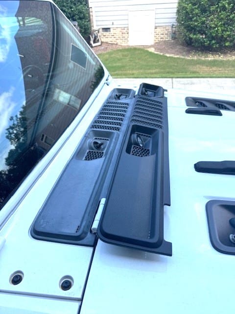 Customer photo review of Raptorized OEM Cowl Wiper Panel for Jeep JL JT 2018+