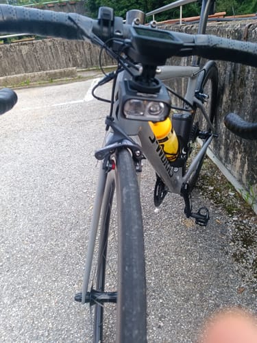 Customer photo review of HORI 1300 DUAL MOUNTED BIKE LIGHT