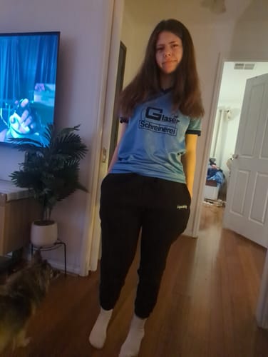 Customer photo review of "Squiddy" Classic Sweatpants