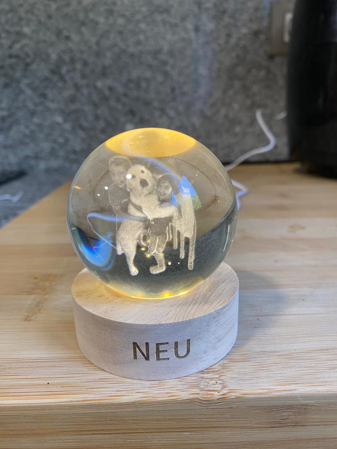 Customer photo review of Esfera de Cristal
