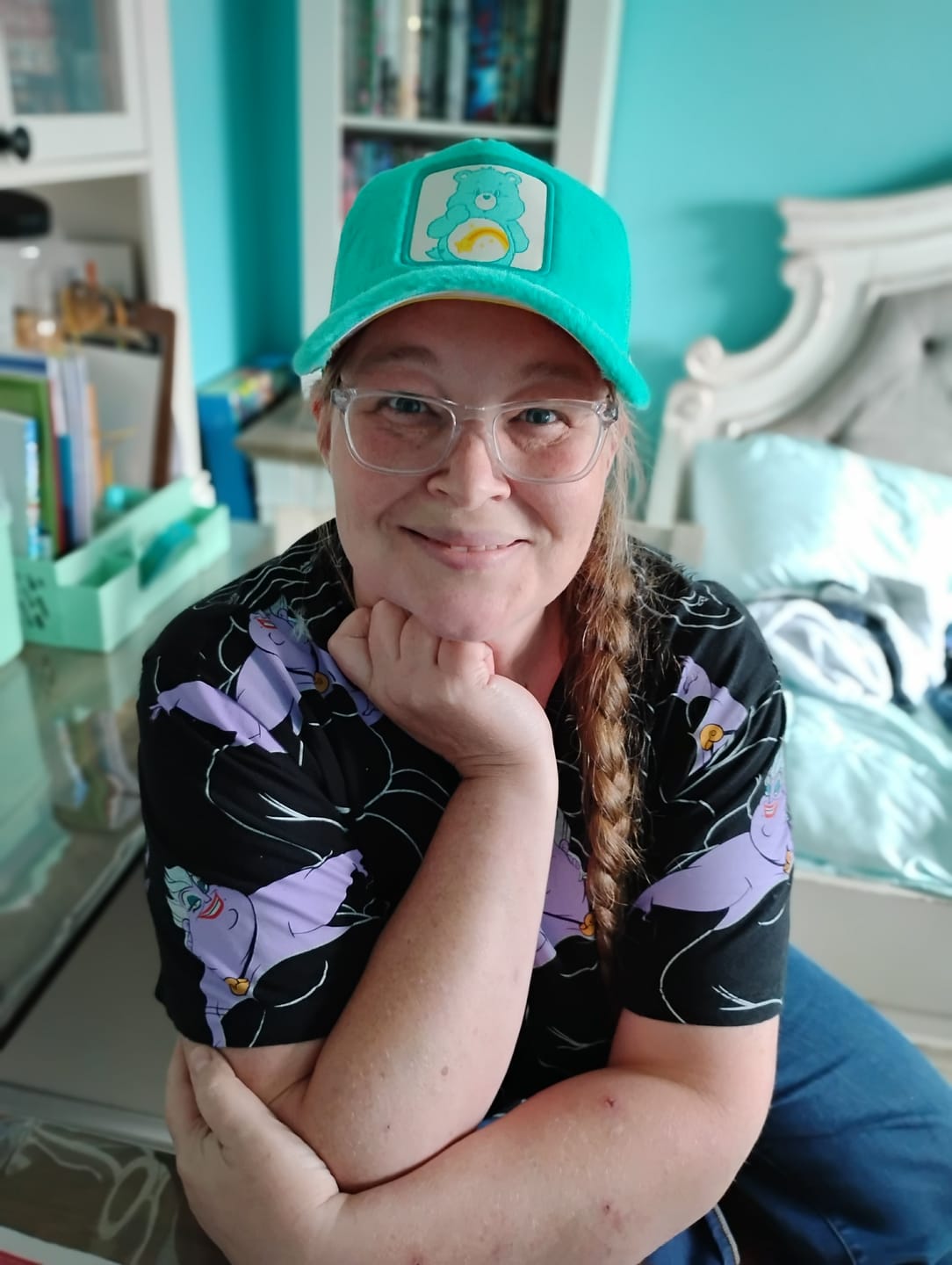 Customer photo review of OVERLORD X Care Bears:  Wish Bear Trucker Cap