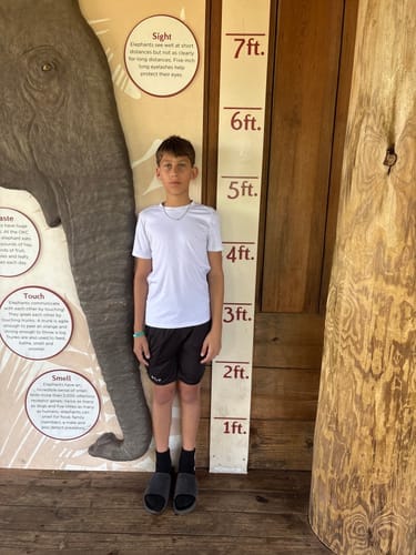 Customer photo review of Joshua 1:9 'Lion' Youth Performance Shorts