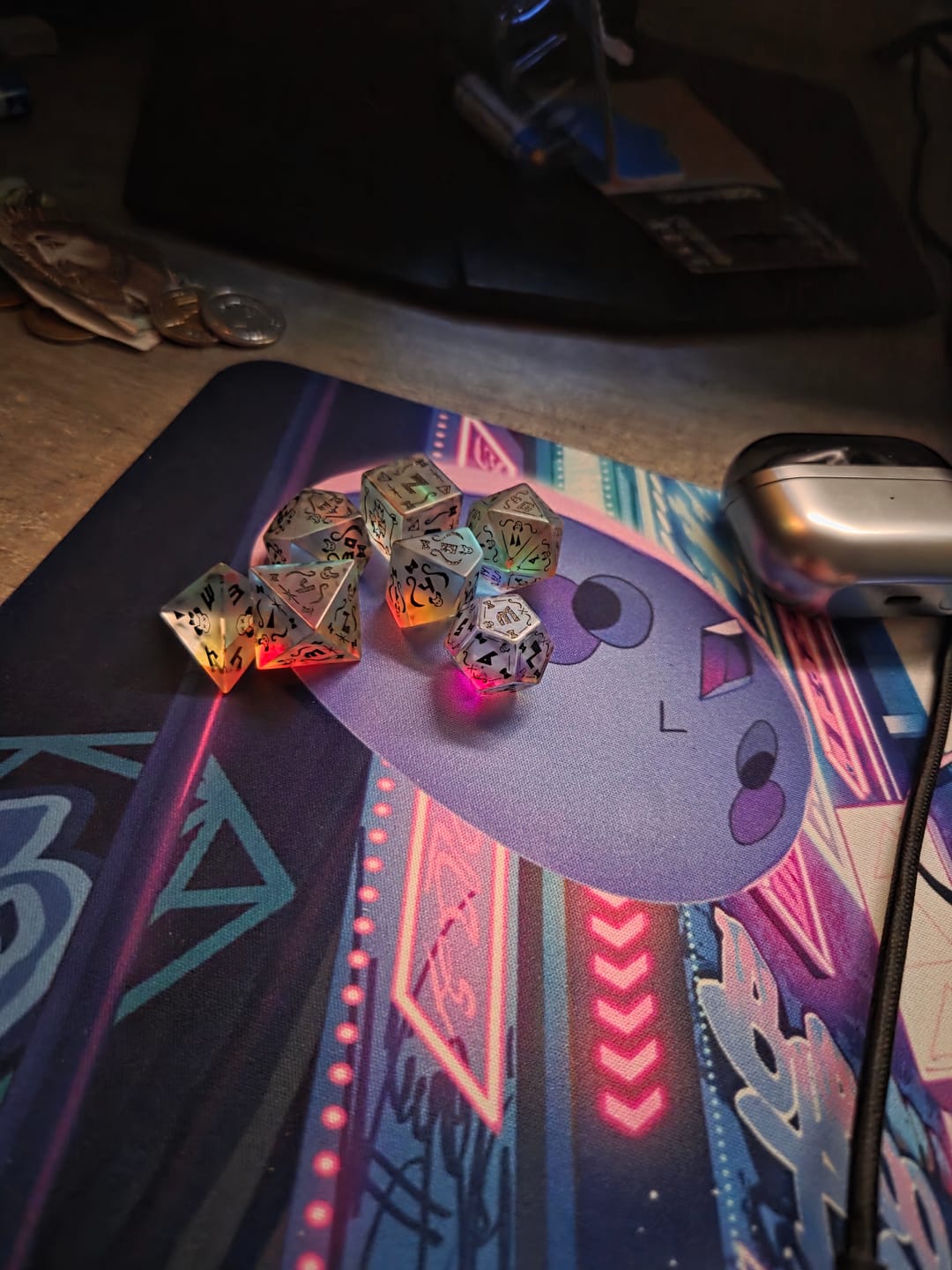 Customer photo review of PRE-ORDER | Baelz Dice Set | hololive x MMG Exclusive