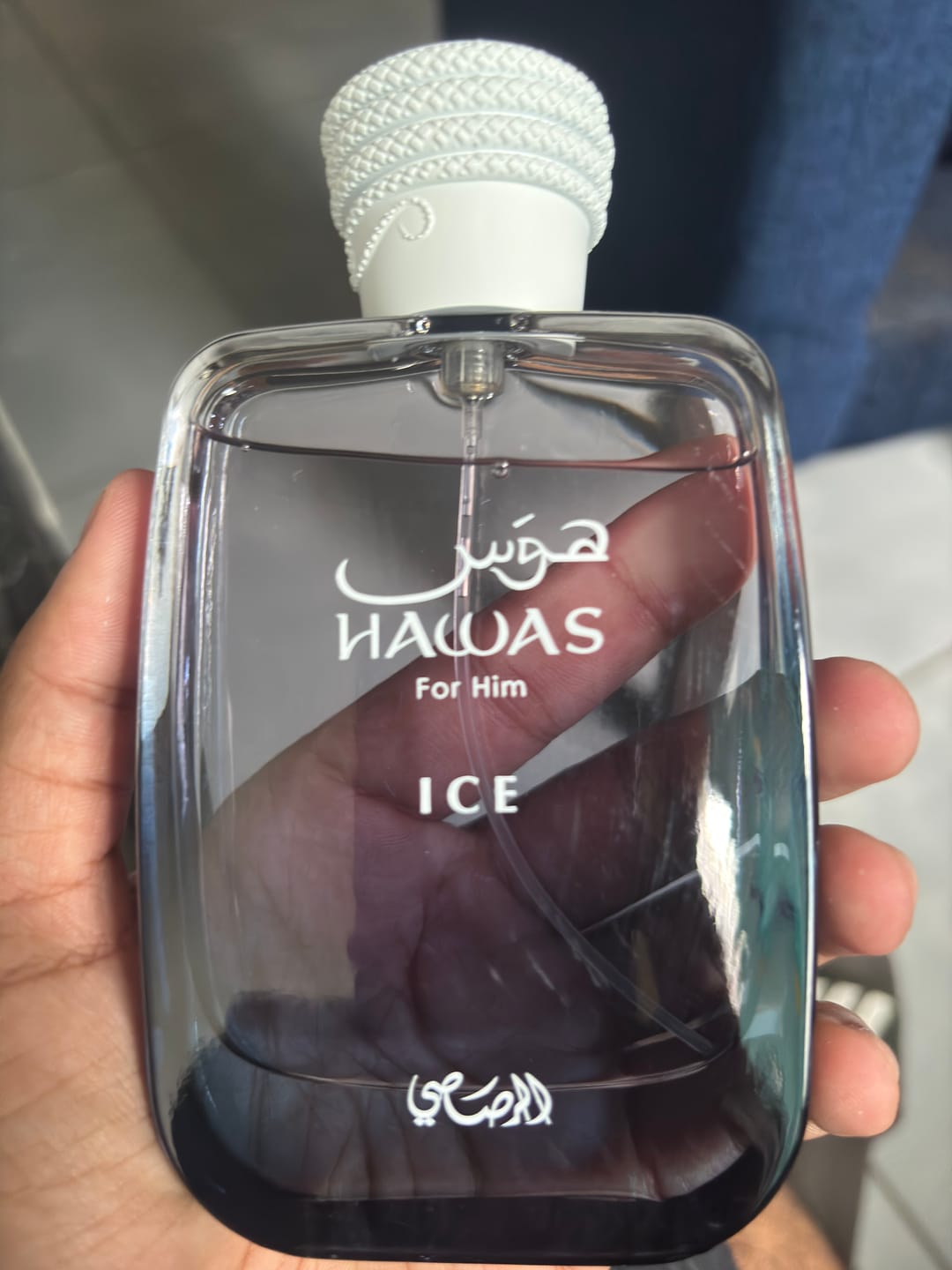 Customer photo review of Rasasi Hawas Ice Eau De Parfum For Men (2023 New Release)