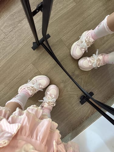 Customer photo review of Summer breathable mesh sneakers