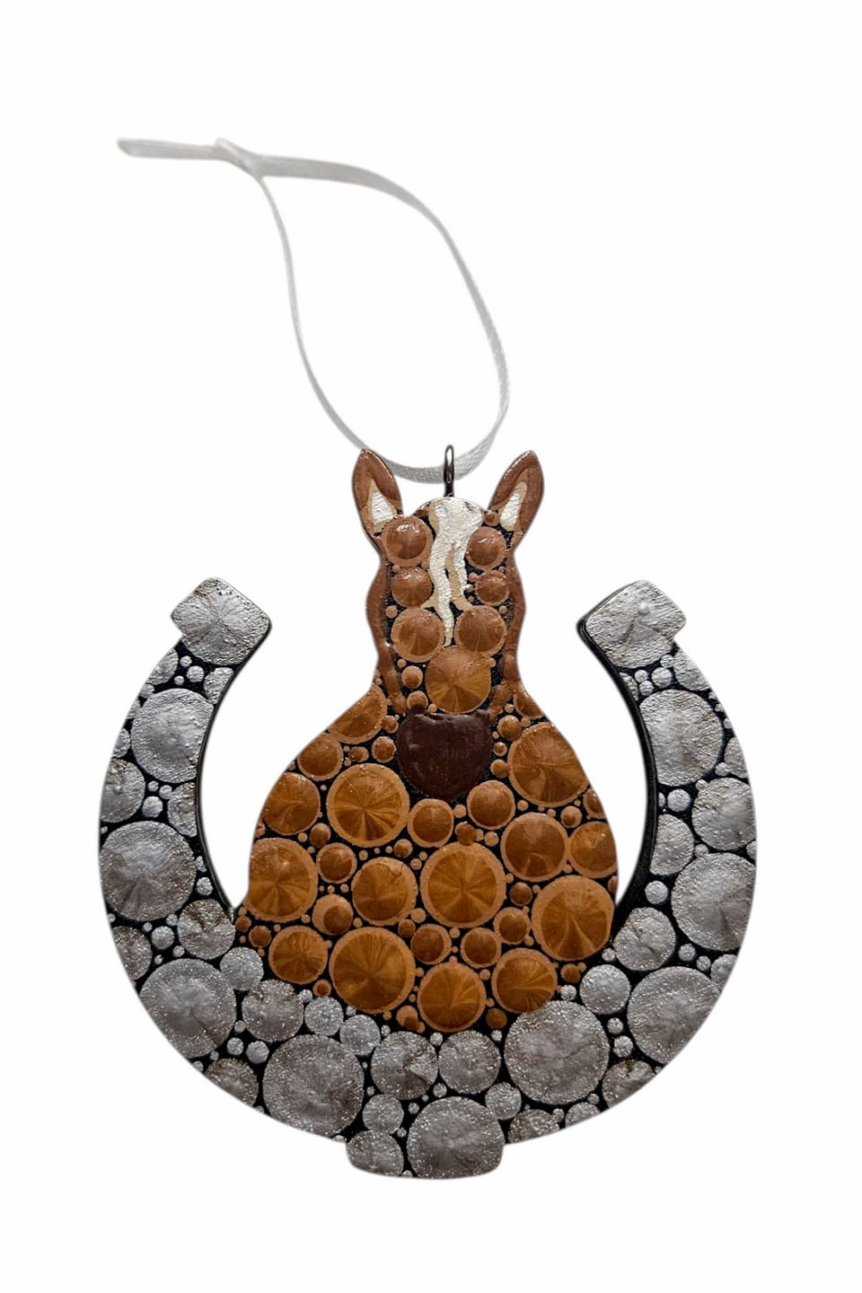 Customer photo review of Unfinished Horseshoe Horse Shape | DIY Craft Cutout | up to 46" DIY