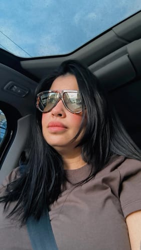 Customer photo review of Óculos Brienza Oversized