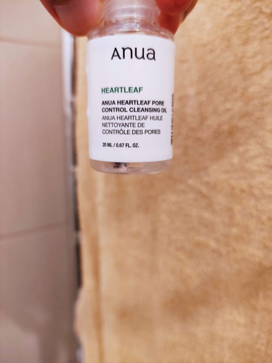 Customer photo review of Hidrofīlā eļļa dziļai poru attīrīšanai Anua Heartleaf Pore Control Cleansing Oil