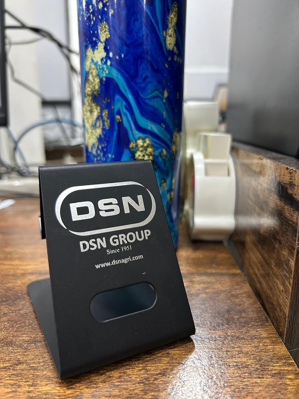 Customer photo review of Premium Mobile Stand | Best for Corporate Gifting | PrintMine.in