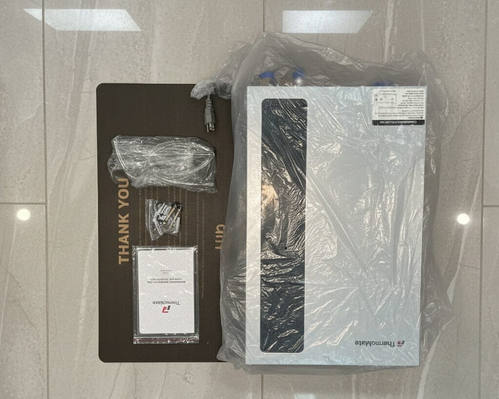 Customer photo review of 5.28 GPM Condensing Residential Natural Gas Tankless Water Heater