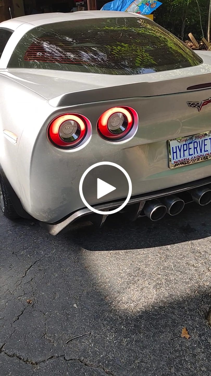 Customer video review of 2005-13 Corvette C6 Rear Bumper Diffuser
