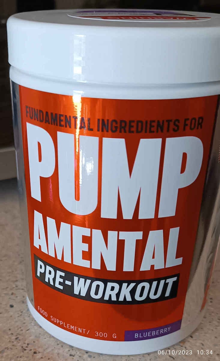 Customer photo review of Pump Amental Pre Workout 300 gr Bubblegum