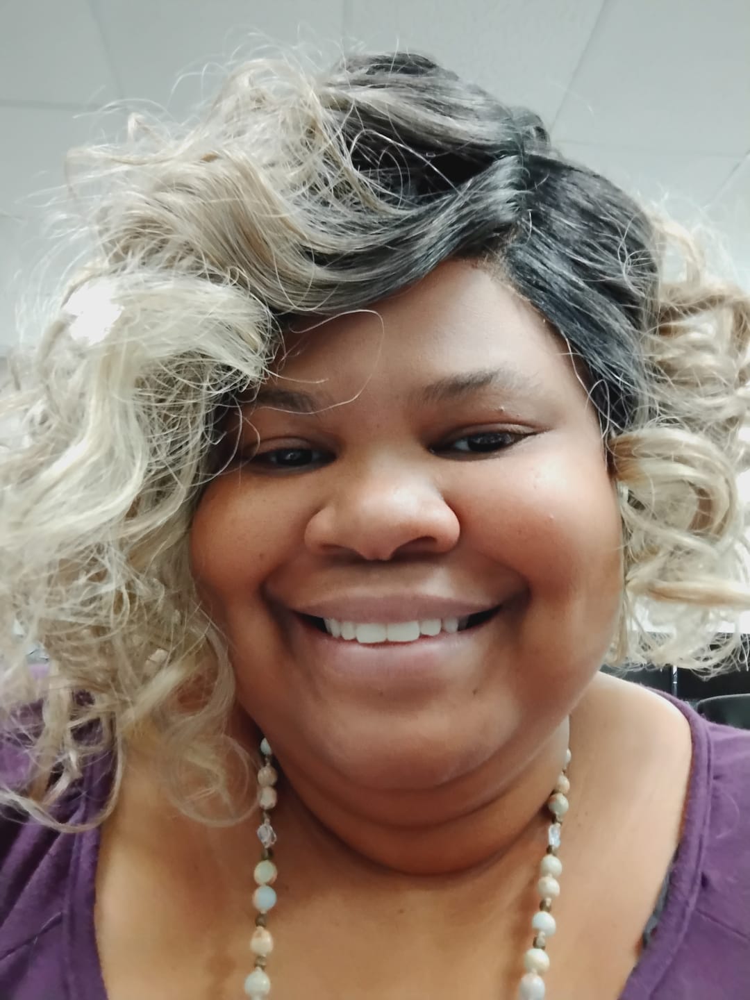 Customer photo review of Sensationnel Butta Lace Chic Bob Glueless HD Lace Front Wig - BOB UNIT 7