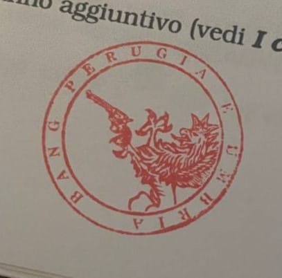 Customer photo review of Timbro manuale in legno rotondo Ø 30 mm