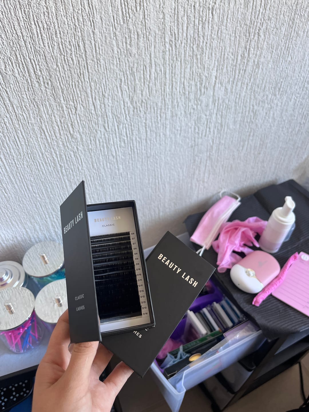 Customer photo review of Mixed Classic Lashes