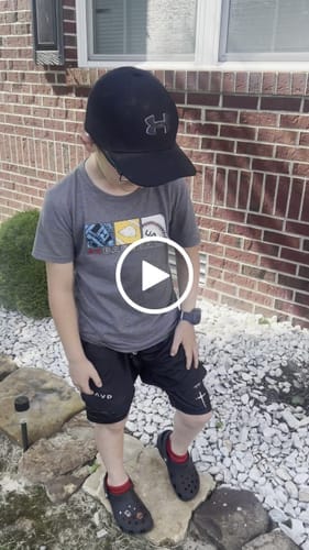 Customer photo review of Joshua 1:9 'Lion' Youth Performance Shorts