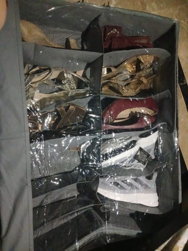 Customer photo review of Underbed Shoe Organizer