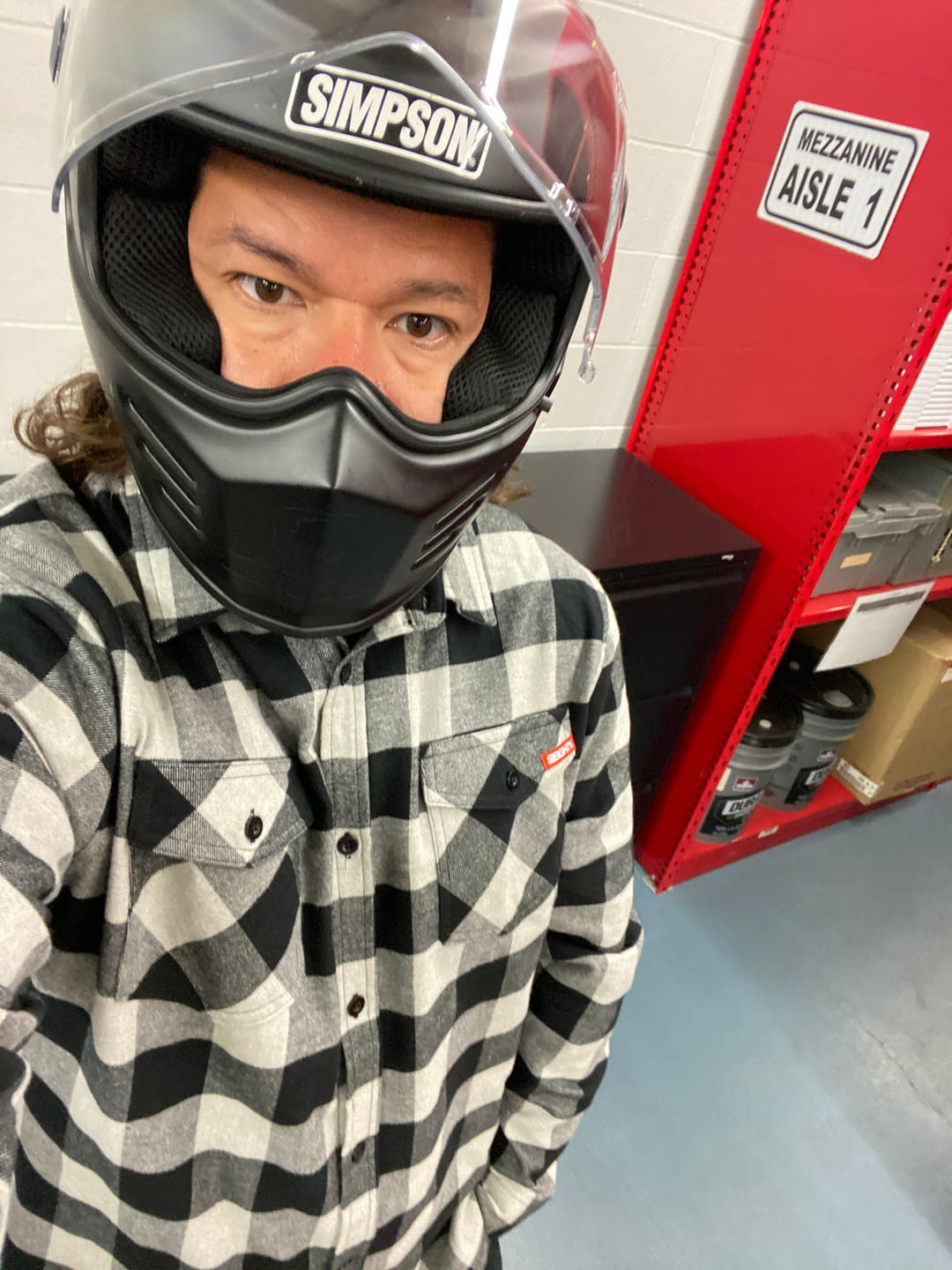 Customer photo review of 80Eighty® Gray-Black Flannel