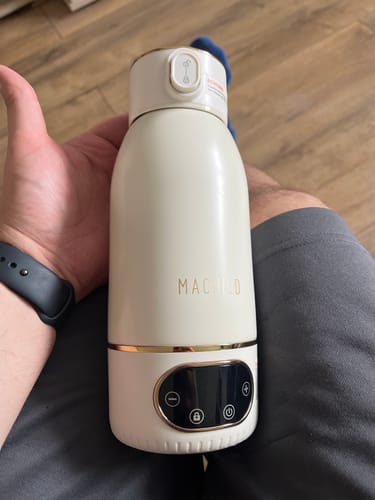 Customer photo review of Tragbarer Fläschchenwärmer + Milchpulverbox + Schnell-Ladegerät