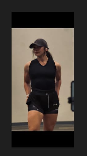 Customer photo review of Joshua 1:9 'Lion' Women's Performance Shorts