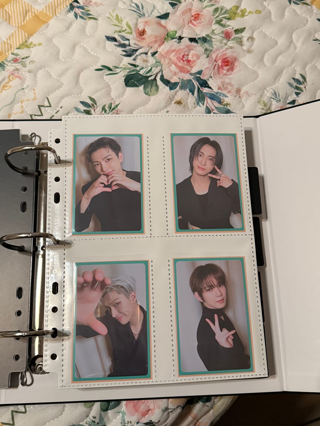 Customer photo review of Custom A5 4-Pocket Pages - Standard Photocard - B&W