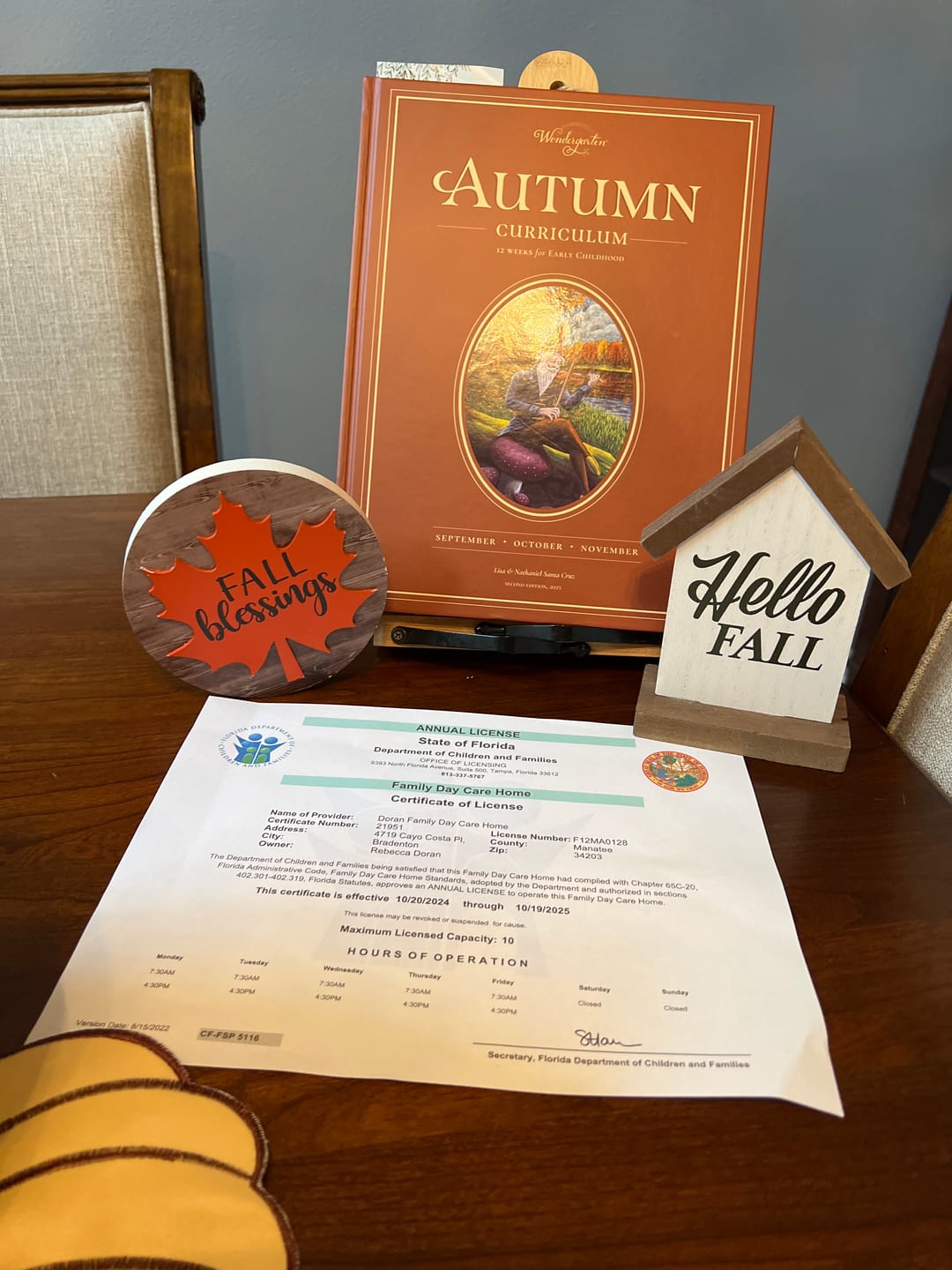 Customer photo review of Autumn Curriculum (2nd Edition, Pre-Order)